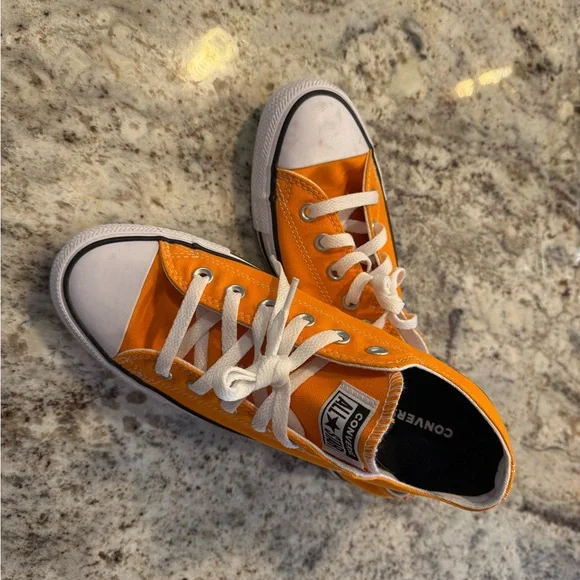 Converse Bright Orange Sneakers - Picture 2 of 4